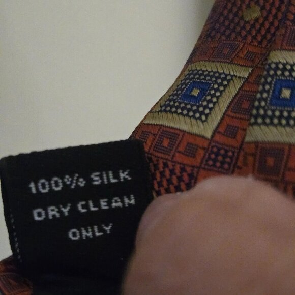 Hickey Freeman Made In USA Woven In Italy 100% Silk Tie - Picture 5 of 5